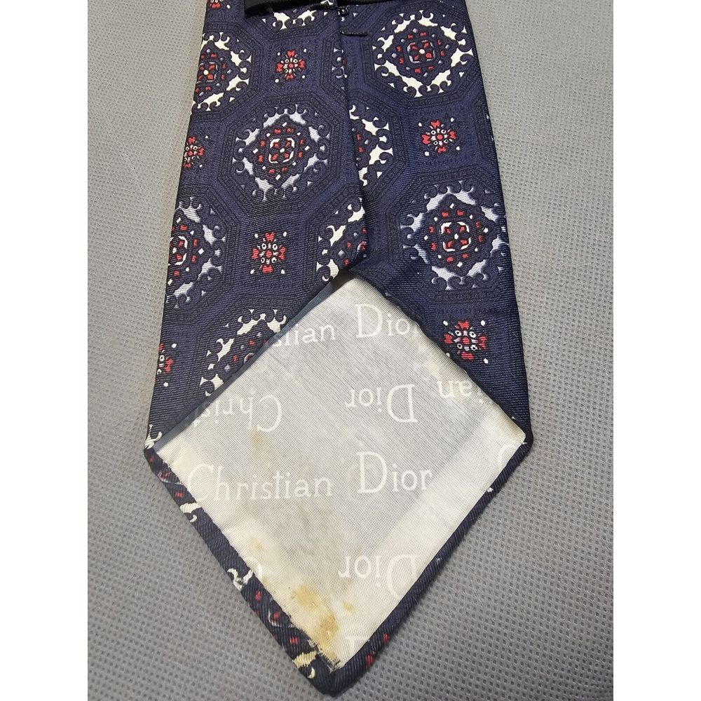 Christian Dior Cravates Silk Tie 55x3.5 Inch‎ - Picture 3 of 6